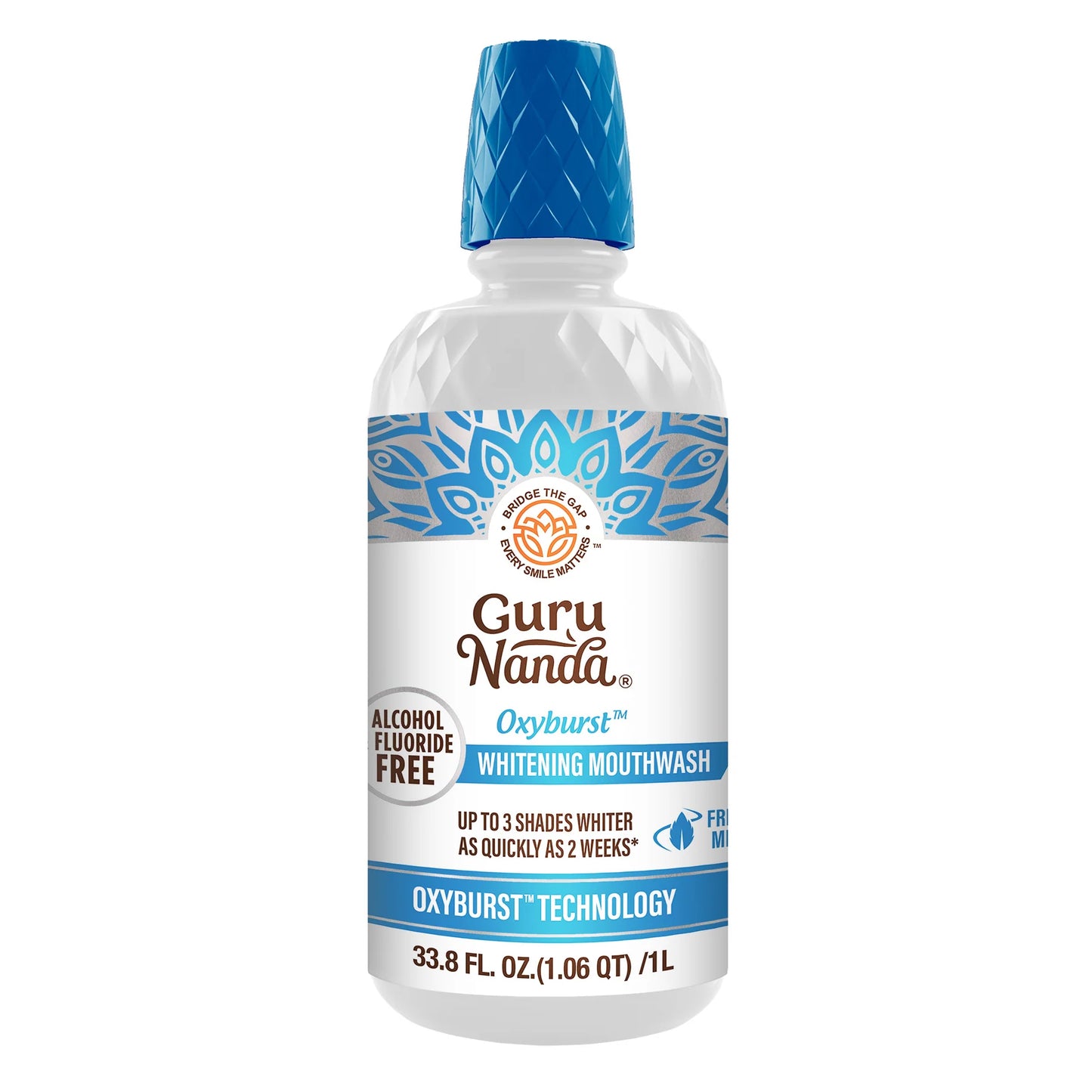 Oxyburst Whitening Oral Rinse Mouthwash - 1L